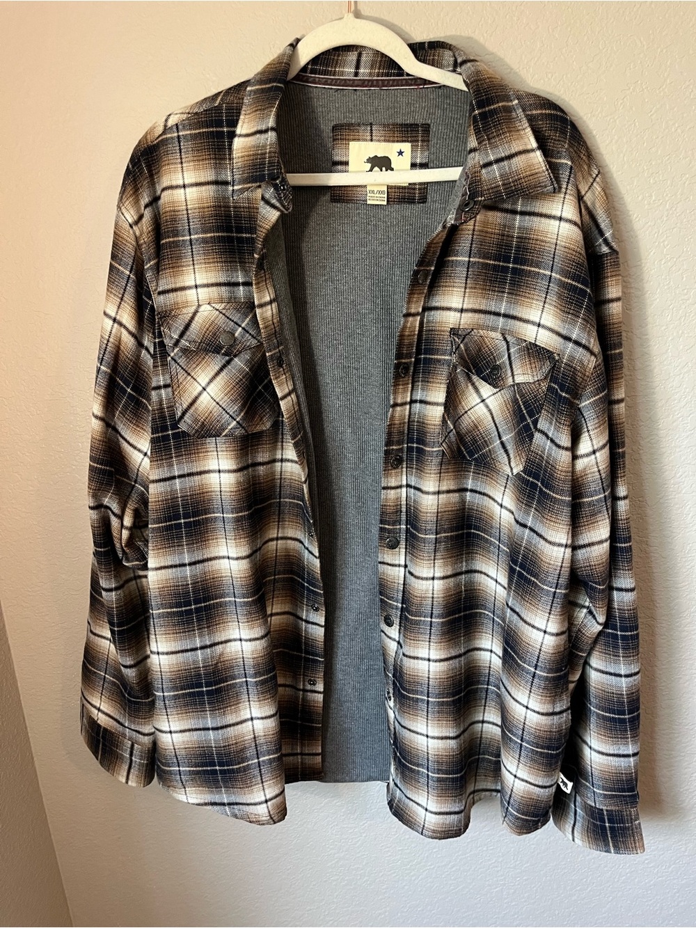 NWOT Dakota Grizzly XXL Thermal Lined Plaid Flannel Shacket Jacket Winter Fall